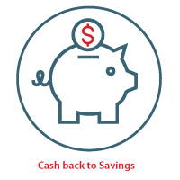 $25 Cash back - Savings