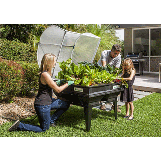 Vegepod Medium Raised Garden Bed With VegeCover & Stand Bundle