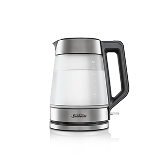 Sunbeam Morning Frost Glass Kettle