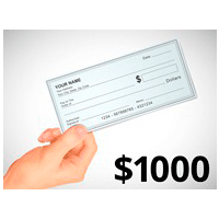 $1000 Check
