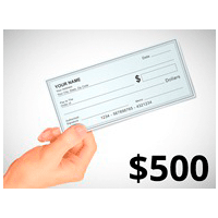 $500 Check