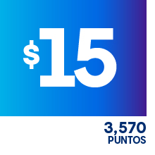 Aplicación de Puntos a Saldo 15 USD