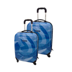 Set de maletas Bari azul, 2 pzas. Peak Tour®