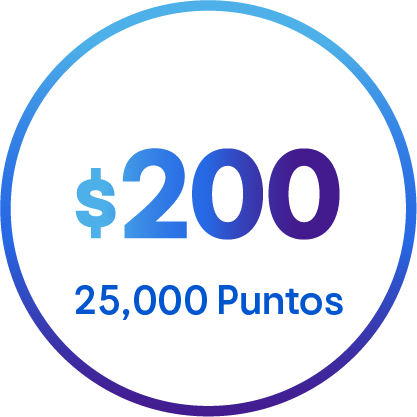 Cash Back por $200