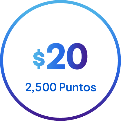 Cash Back por $20